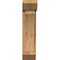 Ekena Millwork Thorton Slat Rough Sawn Bracket w/ Offset Brace, Western Red Cedar, 6"W x 14"D x 26"H BKT0604X14X26THR06RWR - alternate 2